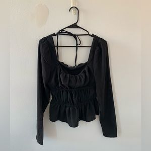 Long Sleeve Layered Blouse